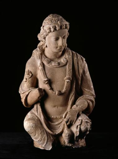 Sculpture du bodhisattva Maitreya 