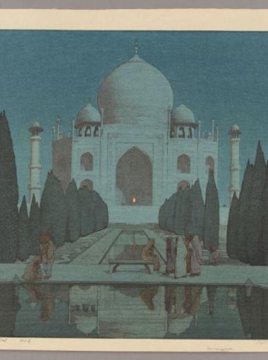 Le Taj Mahal la nuit