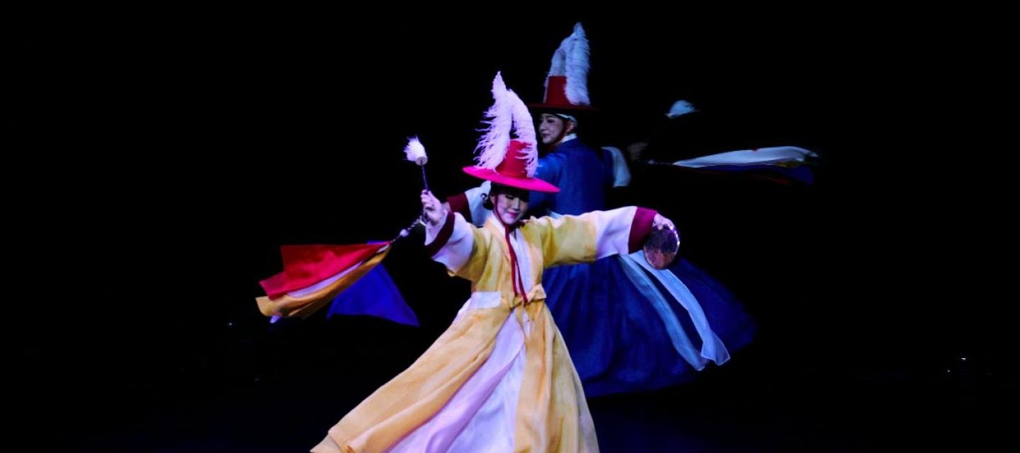 Image d'un spectacle de danse coréenne