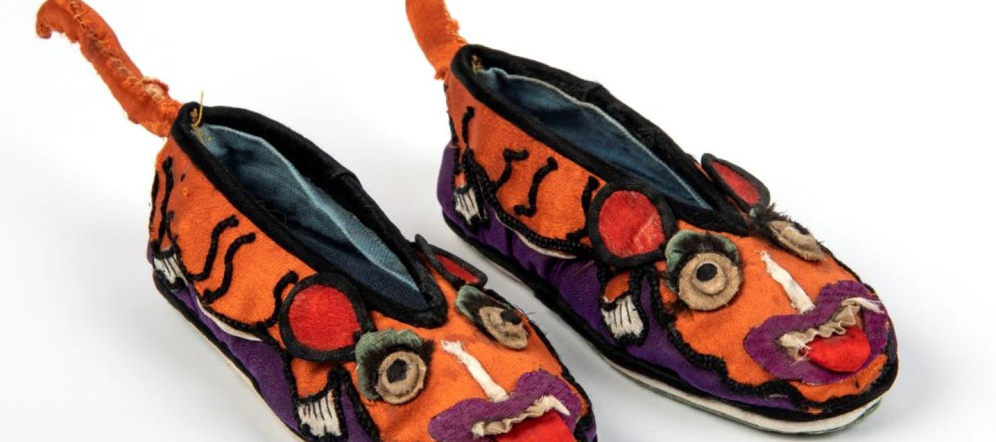 Image de chaussures pour enfant à décor de tigre