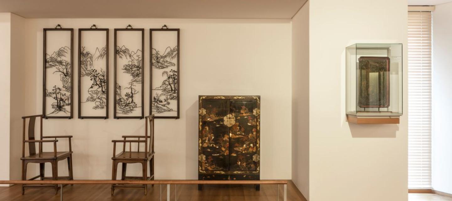 Vue des salles Chine du musée Guimet