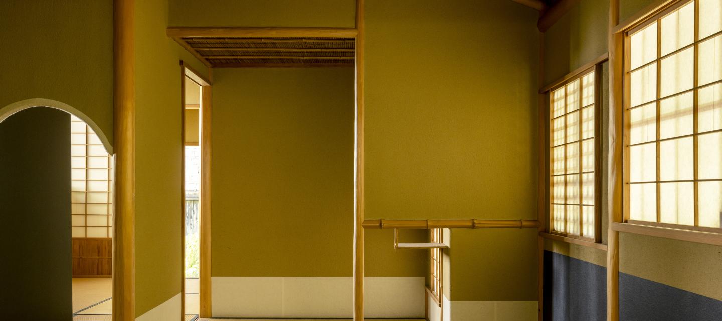 Image d'une chashitsu, maison de thé japonaise.