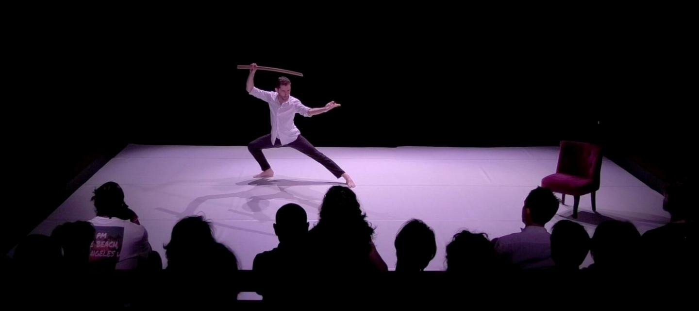 Image représentant une démonstration d'arts martiaux 