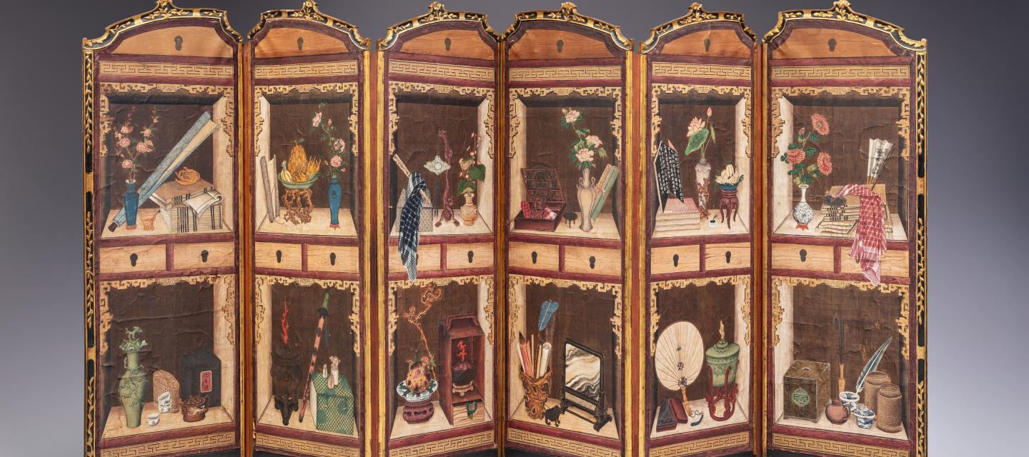 A beautiful early 20th-century Korean chaekgeori joins the Guimet