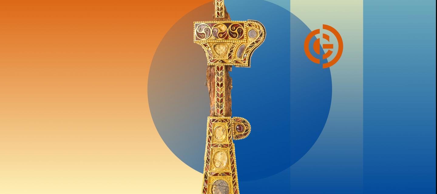 Bandeau de l'affiche de l'exposition "Silla, l'or et le sacré"