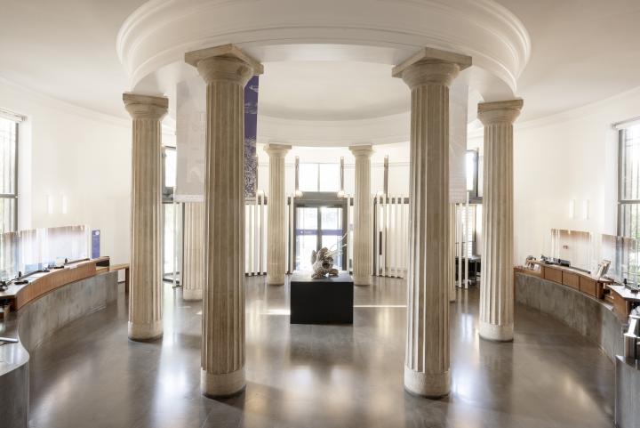 Photo du hall d'entrée du musée Guimet
