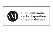 Logo cinquantenaire de la disparition d'André Malraux