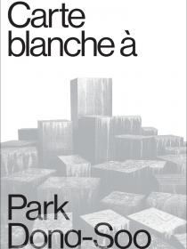 Image de la couverture du catalogue de la carte blanche à l'artiste contemporain Park Dong-Soo