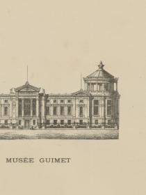 Coupe latérale du musée Guimet