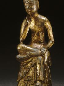 Image d'un bodhisattva méditant