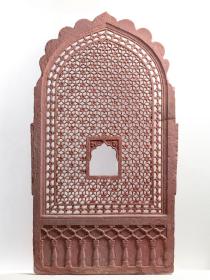 Image d'un jali, écran ajouré, provenant d'Inde du Nord.