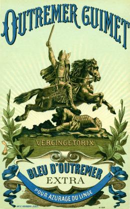 Affiche commerciale du Bleu Guimet