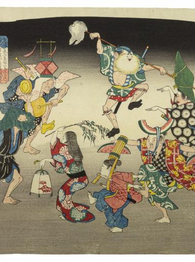 Hiroshige et l'éventail