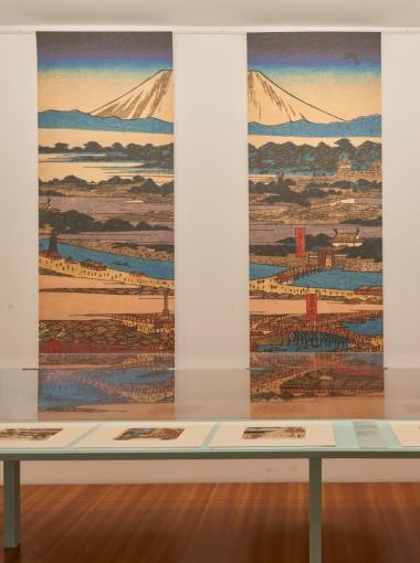 Hiroshige et l'éventail 