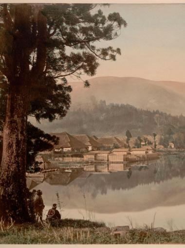 Hakone, lac Ashi et village de Hakone