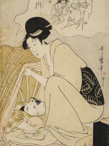 estampe d'Utamaro