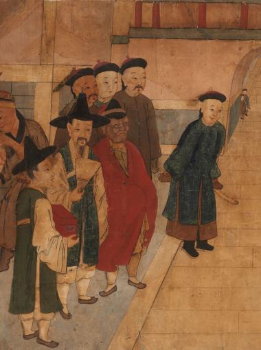 Délégation d'ambassades étrangères à la cour des Qing