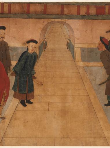 Délégation d'ambassades étrangères à la cour des Qing