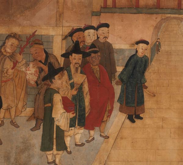 Délégation d'ambassades étrangères à la cour des Qing