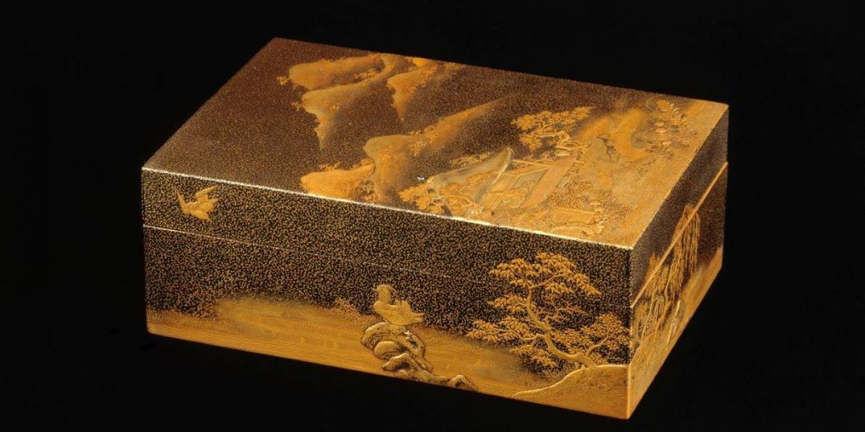 墨研】古玩 硯箱12◇唐木長方硯箱◇時代物◇文房四宝 文人趣味