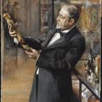 Portrait d'Emile Guimet datant de 1898 et peint par Ferdinand Luigini