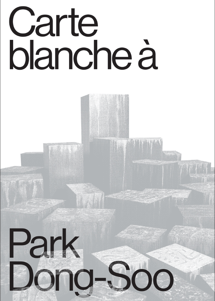 Image de la couverture du catalogue de la carte blanche à l'artiste contemporain Park Dong-Soo