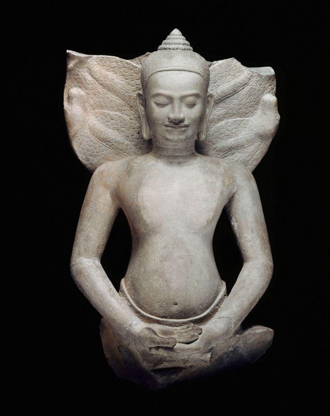 The Lord Buddha protected by the Naga | Musée Guimet