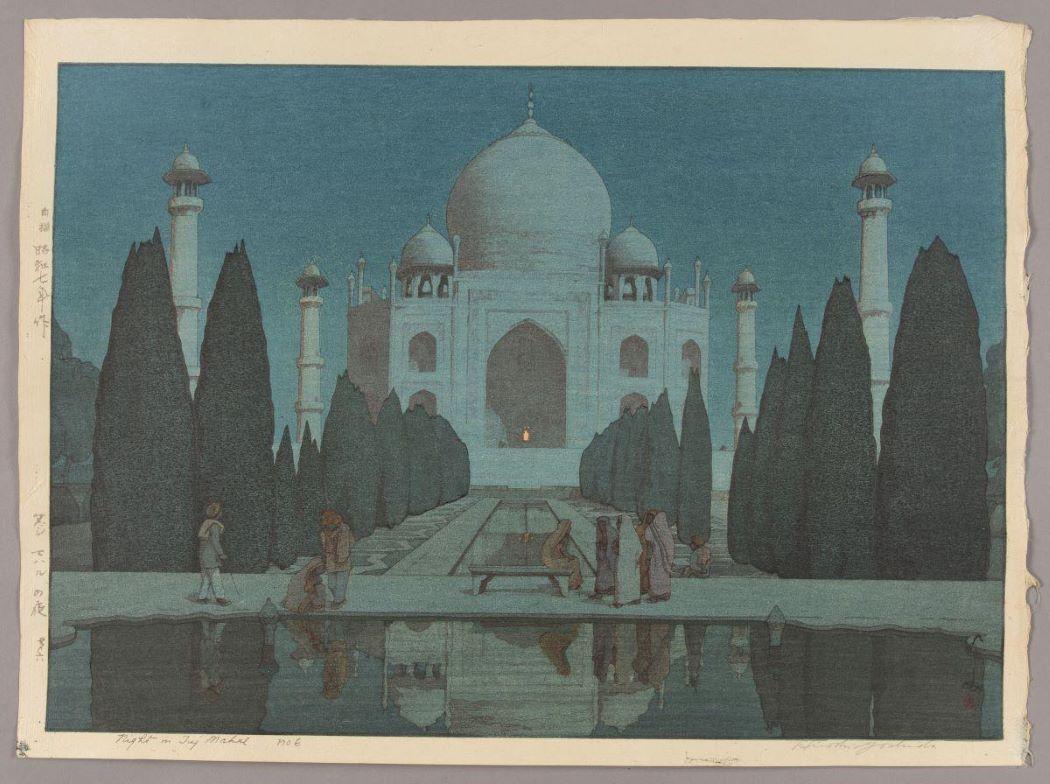 Le Taj Mahal la nuit